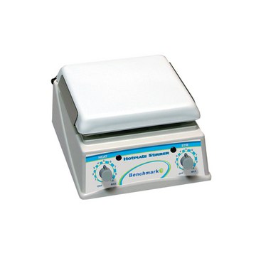 Benchmark Hotplate and Magnetic Stirrer platform W × L 7.1&#160;in. (180&#160;mm) × 7.1&#160;in. (180&#160;mm), AC/DC input 230 V AC, UK plug