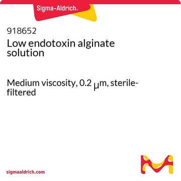 Low endotoxin alginate solution Medium viscosity, 0.2&#160;&#956;m, sterile-filtered