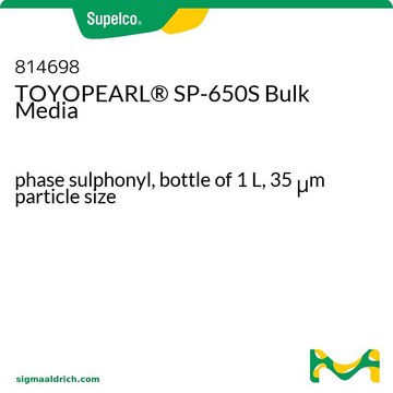 TOYOPEARL&#174; SP-650S Bulk Media bottle of 1&#160;L, phase sulphonyl, 35&#160;&#956;m particle size