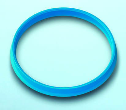 Duran&#174; Youtility Pouring RingGL 45 cyan, polypropylene (food grade)