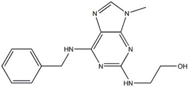 Olomoucine A purine derivative that acts as a potent, reversible and selective inhibitor of p34cdk1/cyclin B and related kinases.