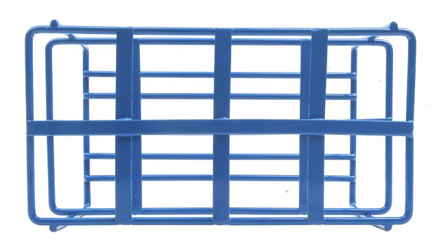 Coated Wire Tube Rack to hold, 8 x 50 mL tubes, blue