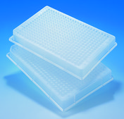 Whatman® UNIPLATE microplates 96 well, "V" bottom, well volume 250 μL, white polystyrene
