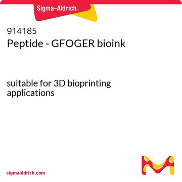 Peptide - GFOGER bioink suitable for 3D bioprinting applications