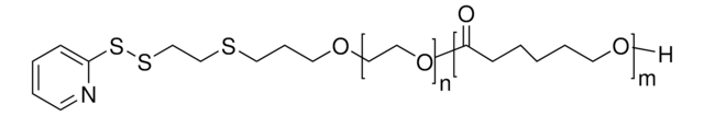 Pyridyl disulfide-poly(ethylene glycol)-b-poly(&#949;-caprolactone) PEG average Mn 5000, PCL average Mn 5000