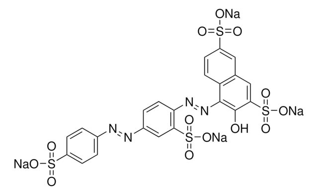 丽春红S染液(零售包装) 溶液 BioReagent, suitable (for use in cellulose acetate electrophoresis), 0.1&#160;% (w/v) in 5% acetic acid