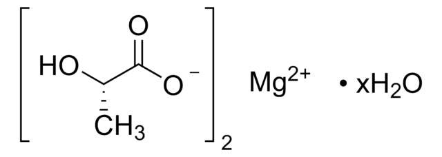 乳酸镁 水合物 certified reference material, TraceCERT&#174;, Manufactured by: Sigma-Aldrich Production GmbH, Switzerland