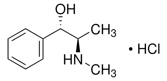 (1S,2R)-(+)-麻黄碱 盐酸盐 1.0&#160;mg/mL in methanol (as free base), ampule of 1&#160;mL, certified reference material, Cerilliant&#174;