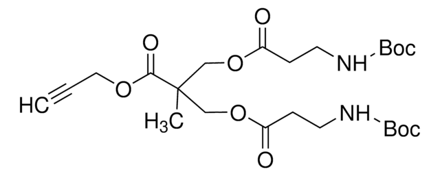 Polyester bis-MPA dendron 2 NHBoc, 1 acetylene (core) generation 1