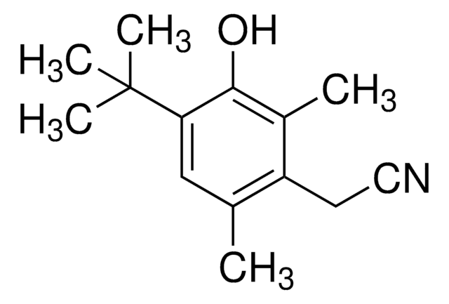 2-(4-叔丁基-3-羟基-2,6-二甲基苯基)乙腈 certified reference material, TraceCERT&#174;, Manufactured by: Sigma-Aldrich Production GmbH, Switzerland