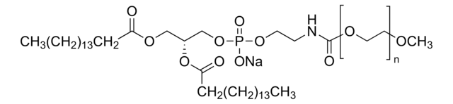 N-(Carbonyl-methoxypolyethylenglycol 2000)-1,2-dipalmitoyl-sn-glycero-3-phosphoethanolamine sodium salt &#8805;98.0% (TLC)