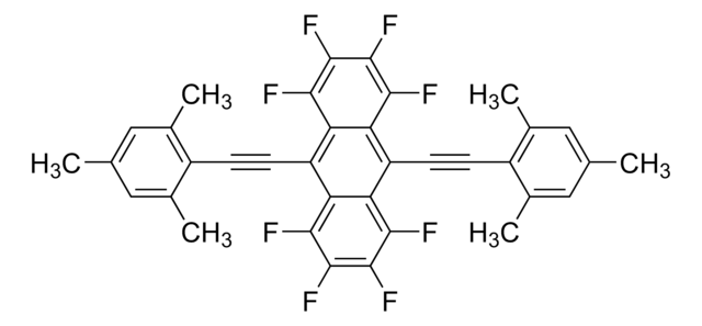 1,2,3,4,5,6,7,8-Octafluoro-9,10-bis[2-(2,4,6-trimethylphenyl)ethynyl]anthracene 97%