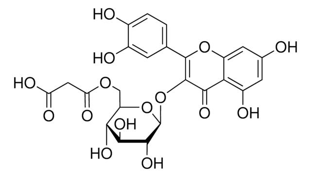 槲皮素3-O-(6&#8243;-O)-D-吡喃葡萄糖苷 &#8805;85% (HPLC)