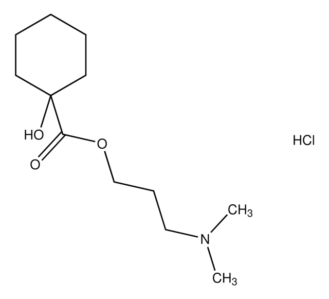 3-(dimethylamino)propyl 1-hydroxycyclohexanecarboxylate hydrochloride AldrichCPR