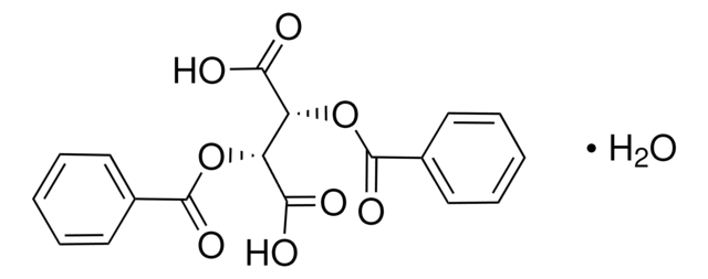 (&#8722;)-O,O&#8242;-Dibenzoyl-L-tartaric acid monohydrate &#8805;99.0% (T)