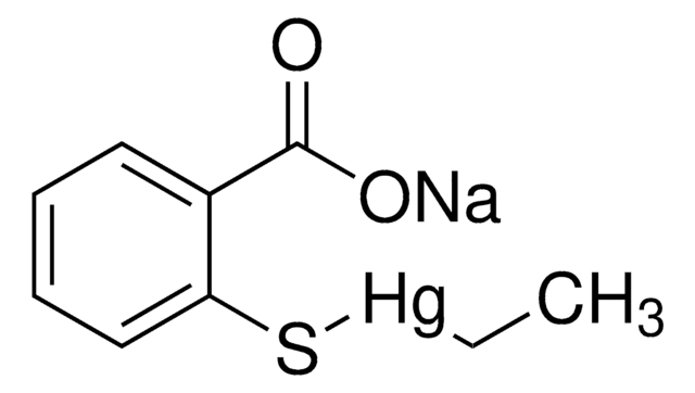 Thimerosal Ready Made Solution 100&#160;mg/mL in water, 0.2 &#956;m filtered