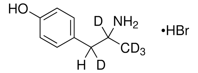 4-Hydroxyamphetamine-D5 hydrobromide solution 100&#160;&#956;g/mL in methanol (as free base), certified reference material, ampule of 1&#160;mL, Cerilliant&#174;