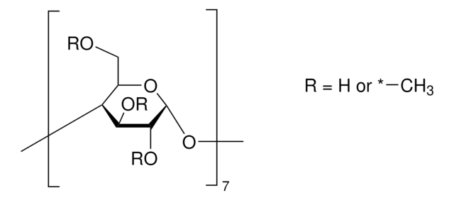 Methyl-&#946;-cyclodextrin Produced by Wacker Chemie AG, Burghausen, Germany, Life Science, &#8805;98.0% cyclodextrin basis