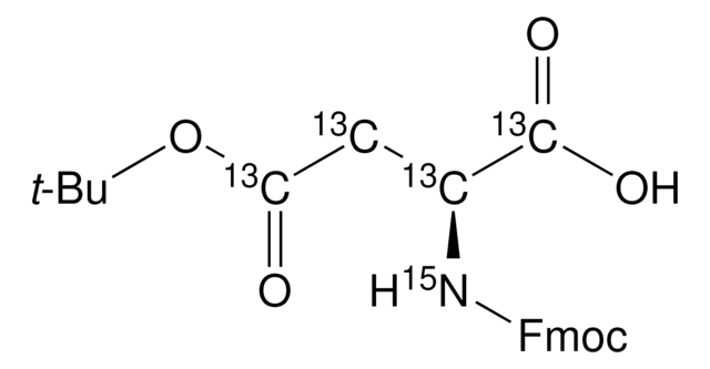 Fmoc-L-天冬氨酸 &#946;-叔丁酯-13C4,15N 98 atom % 13C, 98 atom % 15N, 97% (CP)