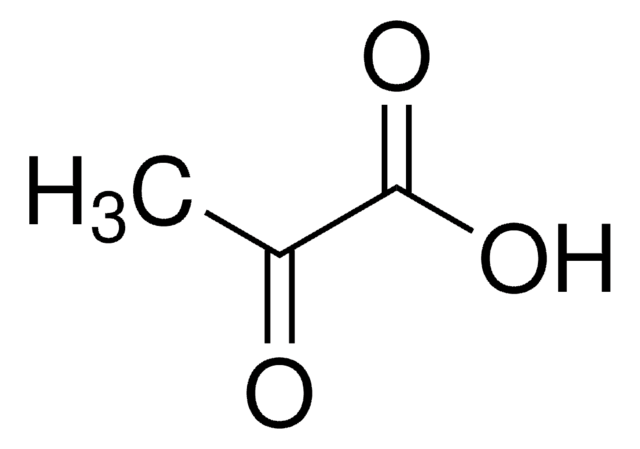 丙酮酸 &#8805;90% (enzymatic), liquid