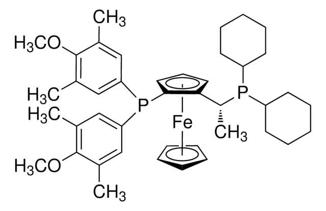 (R)-1-{(SP)-2-[Bis(4-methoxy-3,5-dimethylphenyl)phosphino]ferrocenyl}ethyldicyclohexylphosphine &#8805;97%