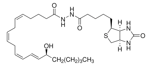 15(S)-Hydroxy-(5Z,8Z,11Z,13E)-eicosatetraene-(2-biotinyl)hydrazide &#8805;98%, ethanol solution