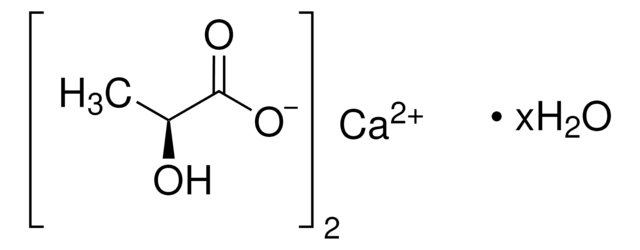 钙 L -乳酸 水合物 powder, BioReagent, suitable for cell culture