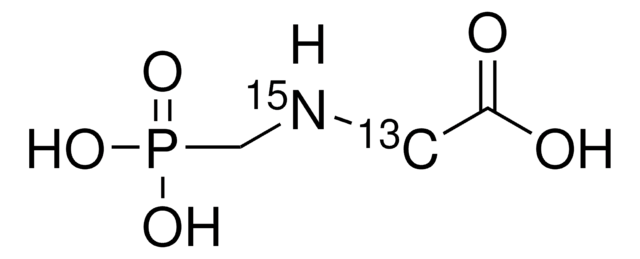 草甘膦-2-13C,15N 98 atom % 15N, 99 atom % 13C