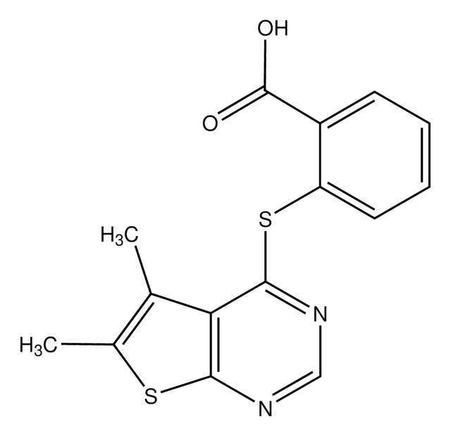 2-(5,6-Dimethylthieno[2,3-d]pyrimidin-4-ylsulfanyl)benzoic acid