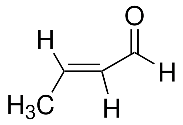 Crotonaldehyde, mixture of cis and trans ratio of cis- and trans-isomers (~1:20), &#8805;99.5% (GC)