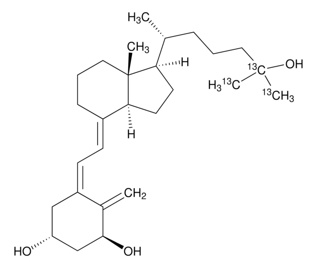 1,25-二羟基维生素 D3-13C3 (25,26,27-13C3)标准液 CRM 溶液 5&#160;&#956;g/mL in ethanol, ampule of 1&#160;mL, certified reference material, Cerilliant&#174;