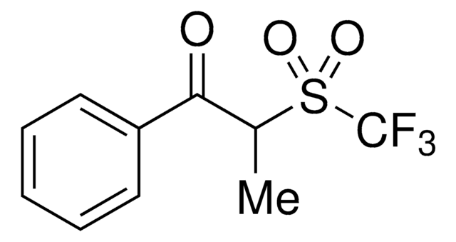 1-Phenyl-2-((trifluoromethyl)sulfonyl)propan-1-one