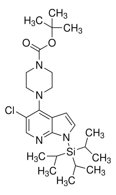 tert-Butyl 4-(5-chloro-1-(triisopropylsilyl)-1H-pyrrolo[2,3-b]pyridin-4-yl)piperazine-1-carboxylate AldrichCPR