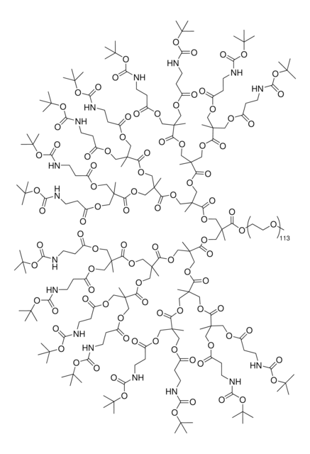 Poly(ethylene glycol) linear dendron NHBoc terminated, PEG Mn 5000, generation 4