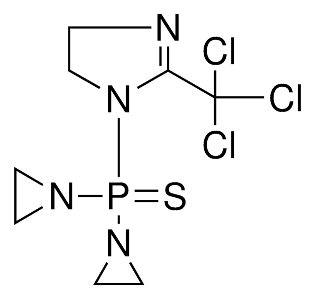 1-(BIS-AZIRIDIN-1-YL-PHOSPHINOTHIOYL)-2-TRICHLOROMETHYL-4,5-DIHYDRO-1H-IMIDAZOLE AldrichCPR