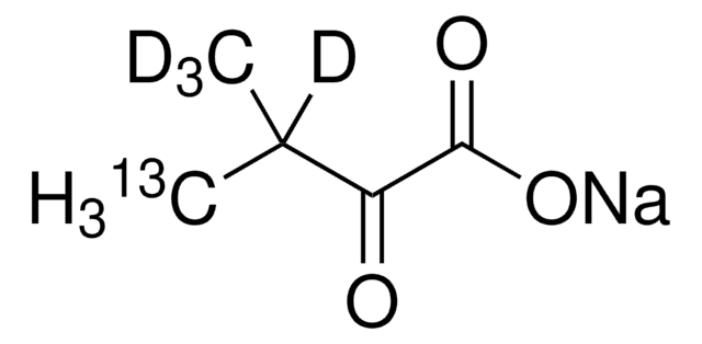 2-Keto-3-(methyl-d3)-butyric acid-4-13C,3-d sodium salt 99 atom % 13C, 97 atom % D, 97% (CP)