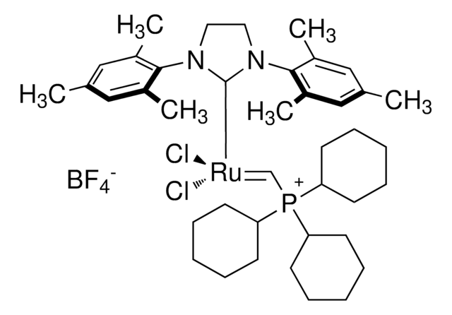 二氯[1,3-双(2,4,6-三甲基苯基)-2-咪唑烷亚基][(三环己基正膦基)亚甲基]四氟硼酸钌(II) 95%