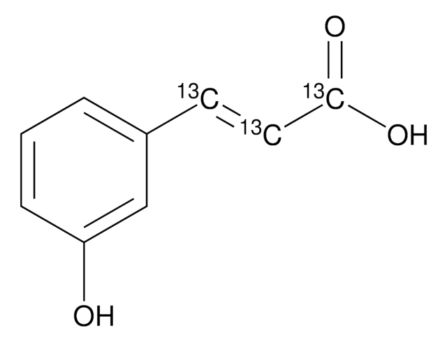 间羟基肉桂酸-1,2,3-13C3 99 atom % 13C, 99% (CP)