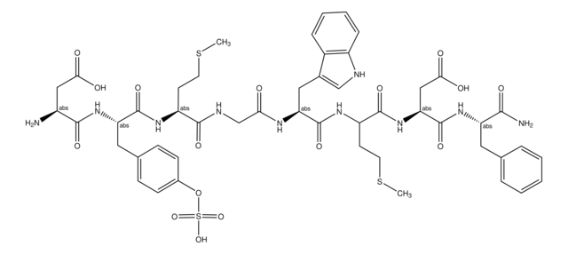 （酪氨酸[SO3H]27）胆囊收缩素片段26-33酰胺 &#8805;97% (HPLC), powder