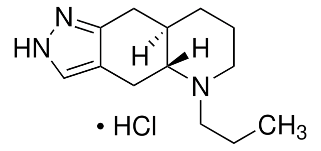 (-)-喹吡罗 盐酸盐 &#8805;98% (HPLC), solid