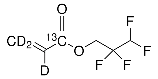 2,2,3,3-四氟丙基丙烯酸酯-1-13C,2,3,3-d3 98 atom % 13C, 98 atom % D, 97% (CP)