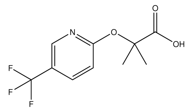 2-Methyl-2-{[5-(trifluoromethyl)-2-pyridinyl]oxy}propanoic acid AldrichCPR