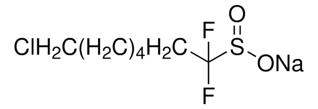 Sodium 7-Chloro-1,1-difluoroheptane-1-sulfinate contains &#8804;15% sodium 7-(ethylthio)-1,1-difluoroheptane-1-sulfinate