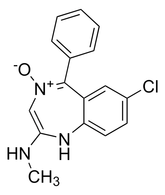 氯氮卓标准液 溶液 1.0&#160;mg/mL in methanol, ampule of 1&#160;mL, certified reference material, Cerilliant&#174;