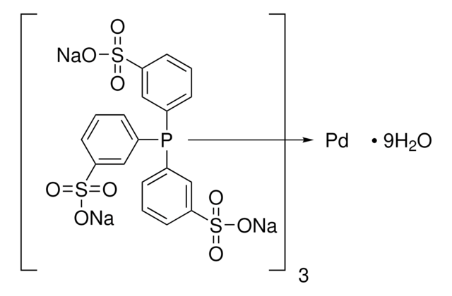 Tris(3,3&#8242;,3&#8243;-phosphinidynetris(benzenesulfonato)palladium(0) nonasodium salt nonahydrate