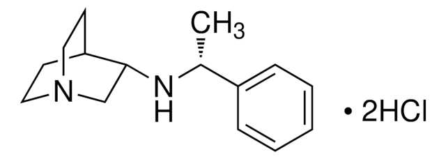 (&#8722;)-N-(1(R)-Phenylethyl)-1-azabicyclo[2.2.2]octan-3(S)-amine dihydrochloride 98%