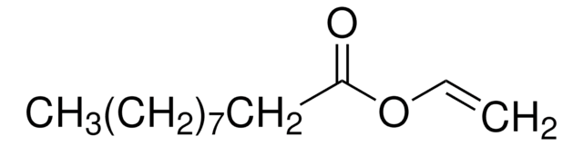 Vinyl decanoate contains monomethyl ether hydroquinone as inhibitor, &gt;99%