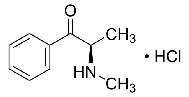 R(+)-甲卡西酮 盐酸盐 溶液 1.0&#160;mg/mL in methanol (as free base), ampule of 1&#160;mL, certified reference material, Cerilliant&#174;