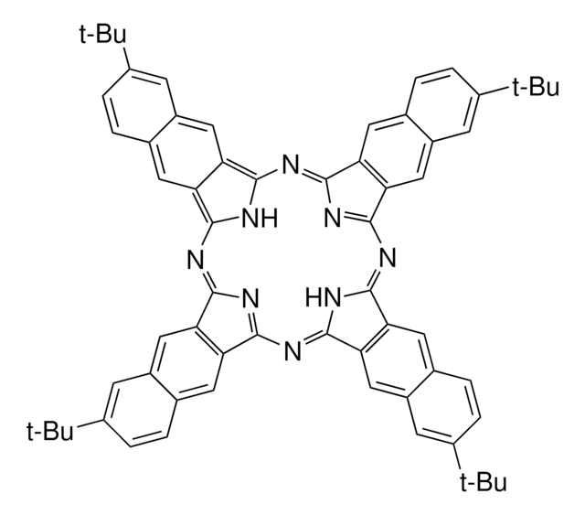 2,11,20,29-四叔丁基-2,3-萘酞菁 Dye content 97&#160;%