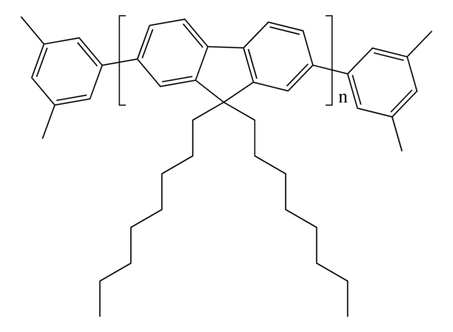 Poly(9,9-dioctylfluorenyl-2,7-diyl) end capped with dimethylphenyl Mw 50,000-150,000 by GPC